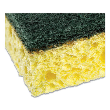 AmerCareRoyal® Heavy-duty Scrubbing Sponge, 3.5 X 6, 0.85" Thick, Yellow-green, 20-carton freeshipping - TVN Wholesale